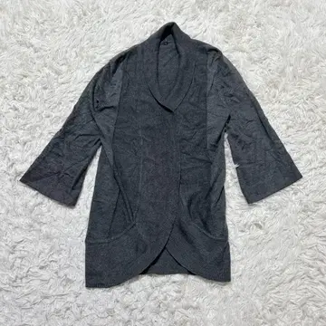 [ c7072 ] 가디건 다크 그레이 칠분