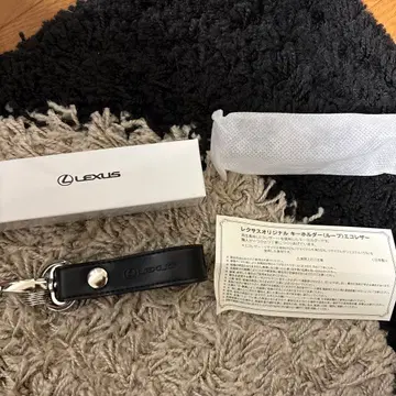 렉서스 오리지널 키링 블랙 미사용 새상품 에코 가죽