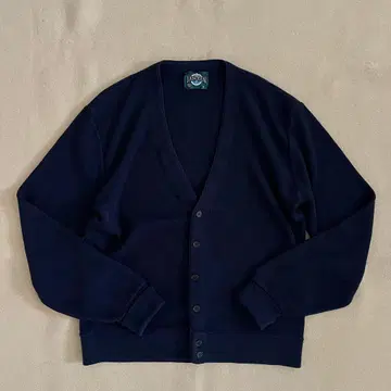 80s JANTZEN 얀센 아크릴 가디건 네이비 M USA제