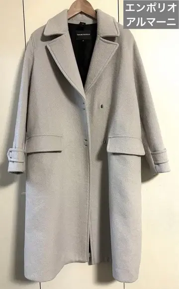 엠포리오 아르마니 그레이지 롱 코트