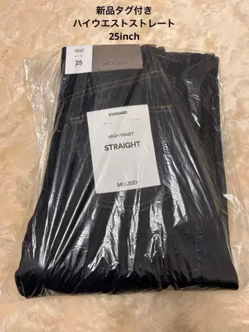 MOUSSY 하이웨스트 스트레이트 새상품