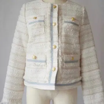 이데알루체 노카라 자켓 화이트