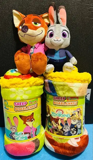 주토피아 2 페어 봉제 인형 SHEEP BOABLANKET