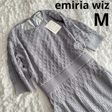 에밀리아 위즈 시스루 편직 썸머 니트 원피스