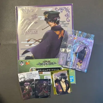 은혼 타카스기 제일복권 은혼 월드 스티커 클리어 시트 아크릴 스탠드