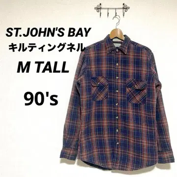 ST.JOHN'S BAY 세인트존스베이 90's 퀼팅 플란넬 셔츠 M