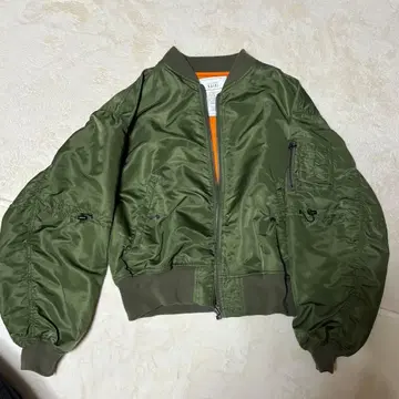 X-GIRL MA-1 자켓 숏 기장