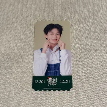 BUDDiiS FUMINORI 클리어 픽처 티켓