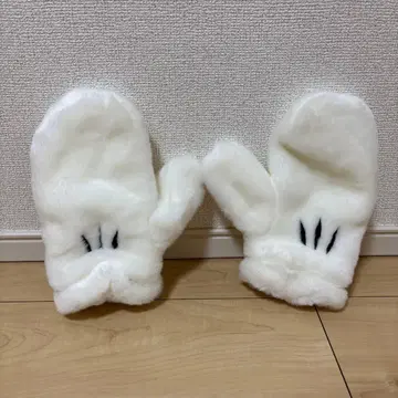 디즈니 미키 장갑 화이트