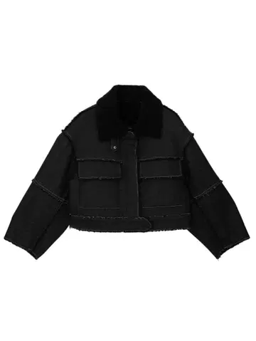 MIREI KIRITANI x AMERI 콜라보 보아 자켓