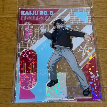 괴수 8호 나루미 겐 점페스 홀로그램 아크릴 스탠드 눈싸움