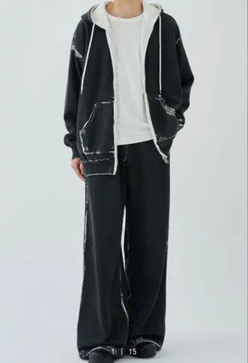 존 로렌스 설리번 STUDIOUS 별주 블리치 맨투맨 와이드 팬츠