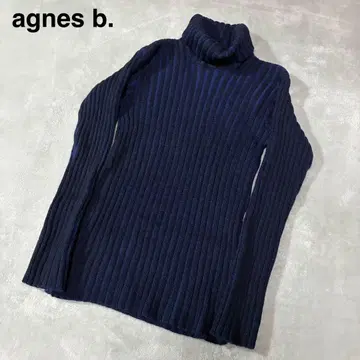 새상품급 프랑스제 아그네스 베 리브 터틀넥 스웨터