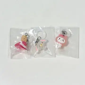 산리오 윳토메지루시 액세서리 마론크림 시로 우사 마이멜로디