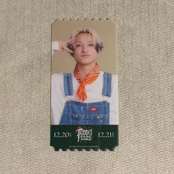 BUDDiiS FUMIYA 클리어 픽처 티켓