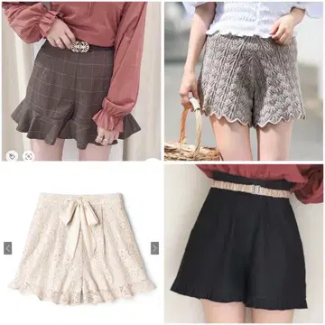 숏팬츠 4점 묶음 판매