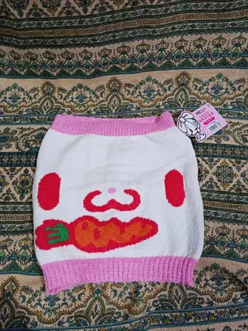 범용 토끼 복슬복슬 털실 복대