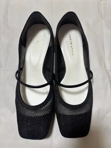 JELLY BEANS 젤리빈스 시어 라메 메쉬 스트랩 펌프스