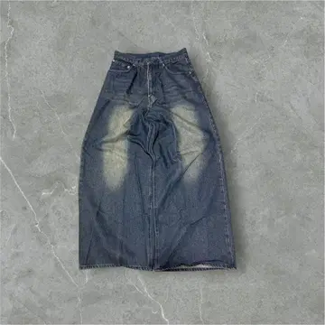 모노마트 배기 데님