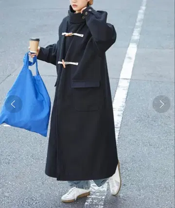 forksy. 더플 코트 네이비