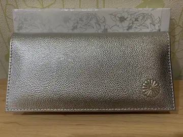 [미사용 새상품] 황거 장지갑 실버