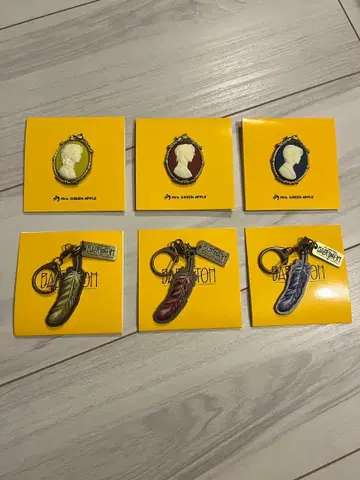 바벨 가챠 카메오+깃털 키링 6종 세트