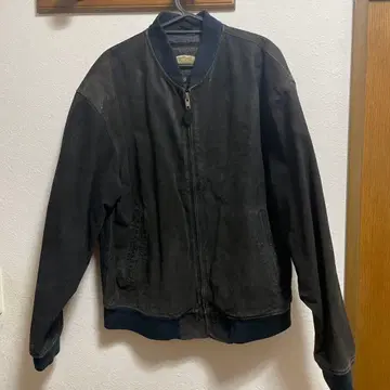 가죽 봄버 자켓 사이즈 40 다크 브라운