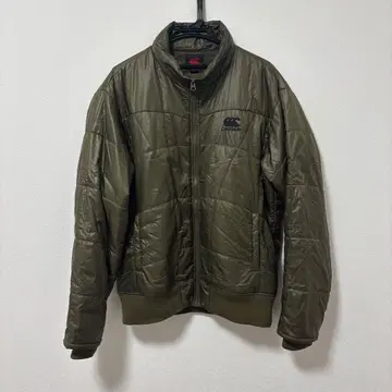 칸타빌리 나일론 자켓 자수 택 올리브 XL 남성용 다운