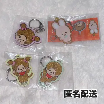 몽치치 아크릴 키링 가챠가챠 4개 세트