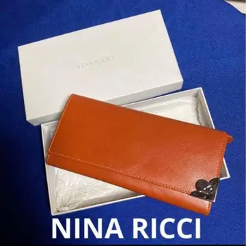 컨디션 최상! NINA RICCI (니나리치) 테라코타 컬러 접이식 지갑