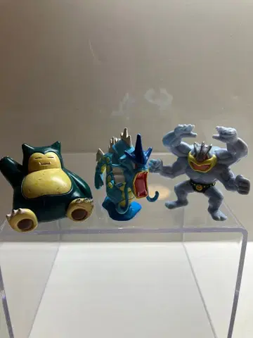 포켓몬 피규어 3개 세트 카비곤 갸라도스 카이리키