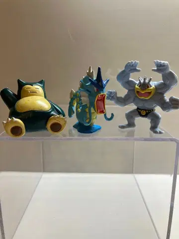포켓몬 피규어 3개 세트 카비곤 갸라도스 카이리키
