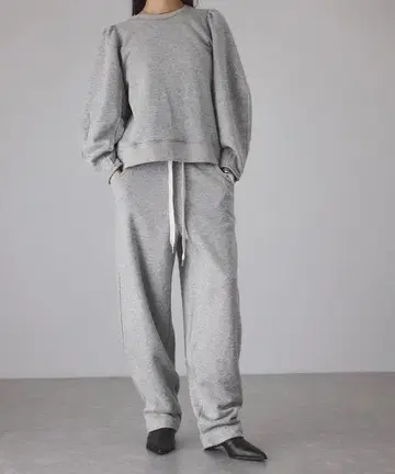 ADAM ET ROPE' 울 믹스 코쿤 이지 팬츠