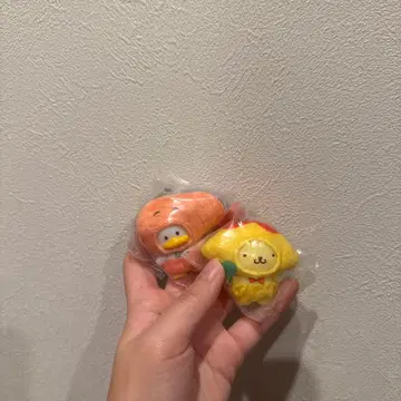 산리오 치비토모 오카즈 푸딩 오리 페클 2세트