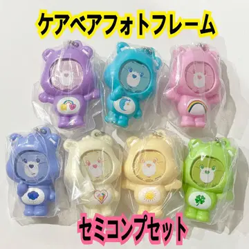 케어베어 사진 프레임 마스코트 세미 컴프 세트 7점 세트 미개봉 새상품