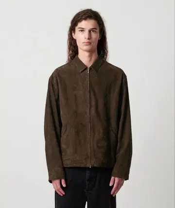 [ 정가 이하 ] MONKEY TIME 짧은 기장 스웨이드 가죽 자켓