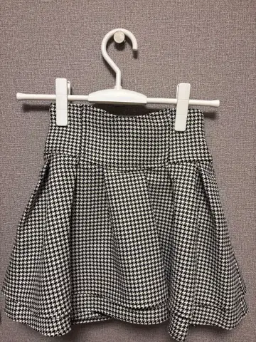 슬림 레그가 되는 스커트 하운드투스 체크 (이너 팬츠 포함) xs 사이즈