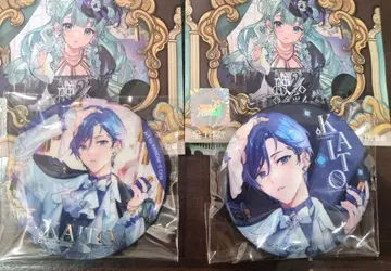 카요 카유 에이사이 KAITO 캔뱃지 2개 세트