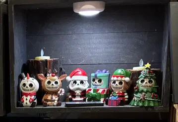 퍼리 본즈 2019년 한정판 크리스마스 피규어 세트