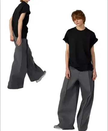 faxcopyexpress wide leg pants S