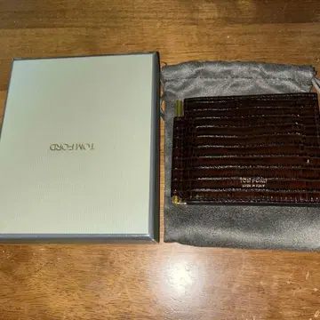 톰포드 이단 접이식 머니클립