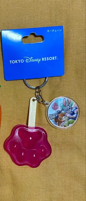 주토피아 아이스캔디 키체인 아이스캔디