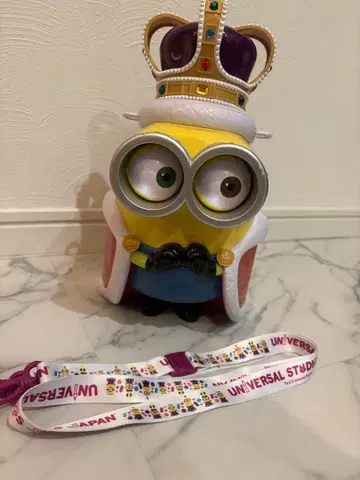 미니언 왕관 달린 캐릭터 굿즈 팝콘 유니버셜 스튜디오