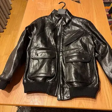 램 가죽 블랙 자켓