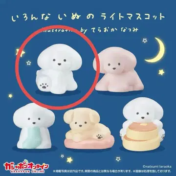 여러 가지 강아지 라이트 마스코트