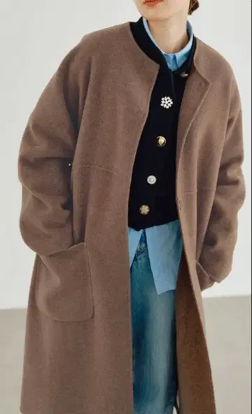 IENA 논뮬징 울 리버 코트