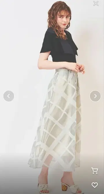 31 Sons de mode 플로키 레이스 스커트