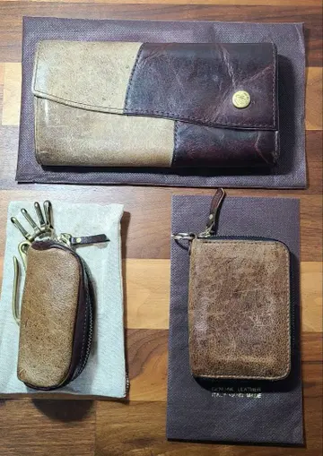 RYU 류 장지갑 키케이스 카드 코인 케이스 쿠두 kudu