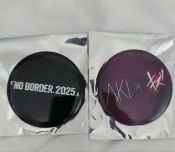 시드 ( AKI ) Xmas 라이브 캔뱃지 2개 Set