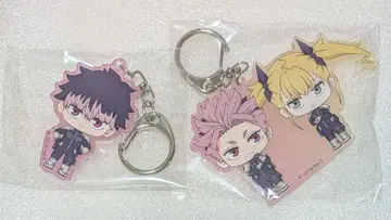 2개 세트 괴수 8호 와이와이 아크릴 키링 나루미 이즈루 시노미야 키코루